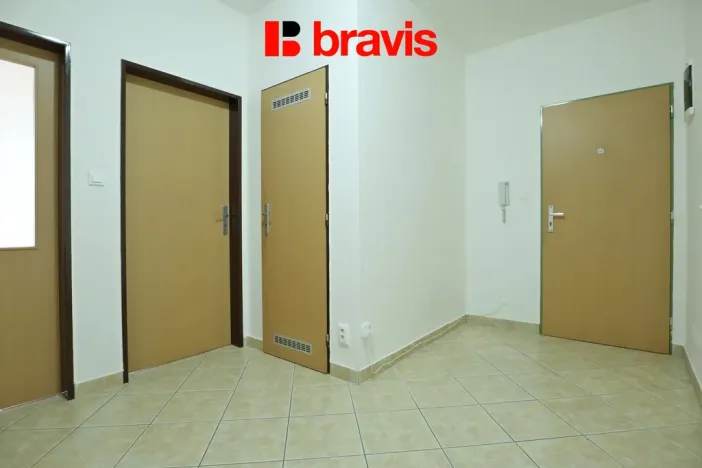 Pronájem bytu 2+kk, Brno, Hrázka, 46 m2