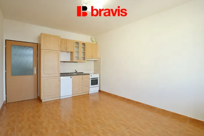 Pronájem bytu 2+kk, Brno, Hrázka, 46 m2