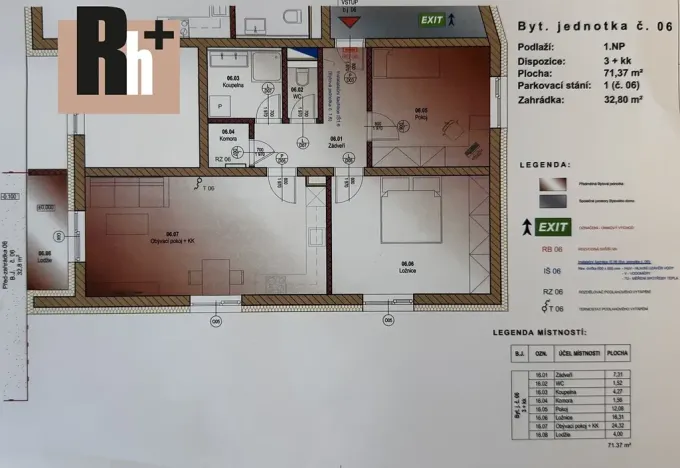 Prodej bytu 3+kk, Ostrava, Opavská, 72 m2