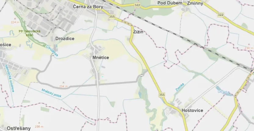 Prodej pole, Pardubice - Mnětice, 21140 m2