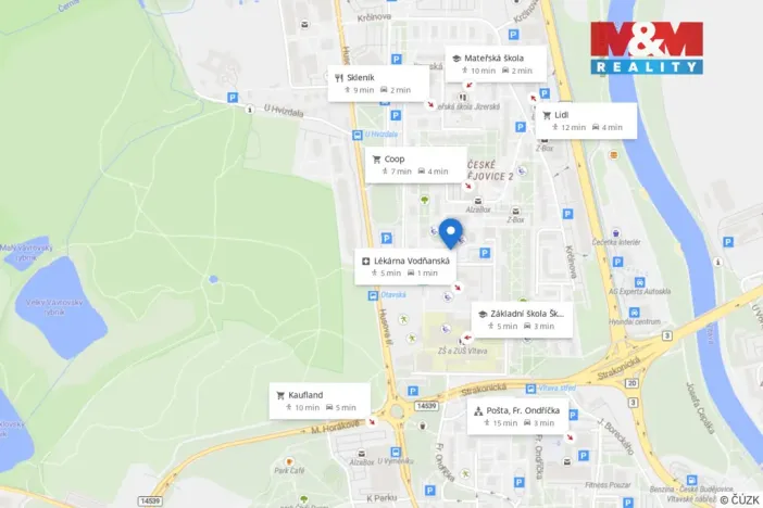 Pronájem bytu 3+1, České Budějovice - České Budějovice 2, Vodňanská, 73 m2