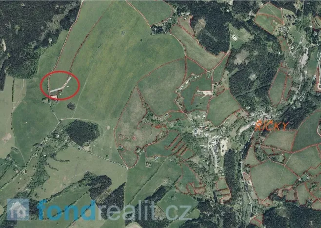 Prodej pozemku, Říčky v Orlických horách, 1426 m2