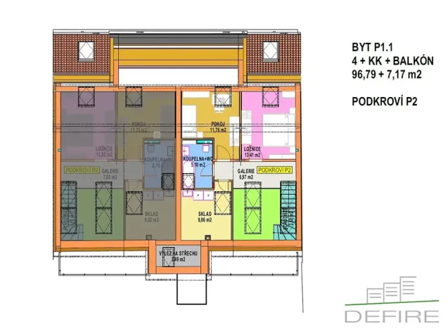 Prodej bytu 4+kk, Praha - Libeň, Světova, 104 m2