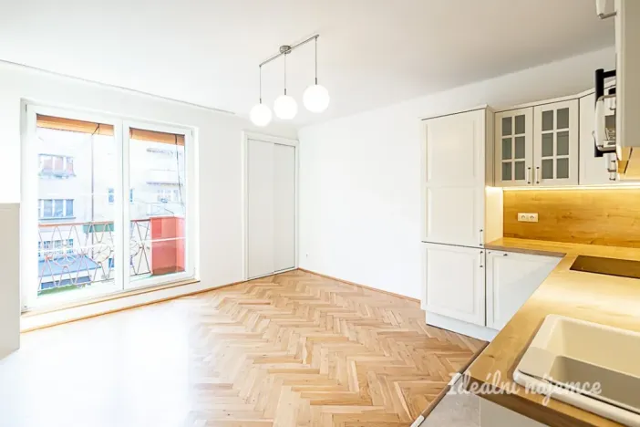 Pronájem bytu 2+kk, Praha - Podolí, Pravá, 51 m2