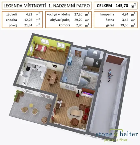 Prodej rodinného domu, Měšice, V lukách, 267 m2