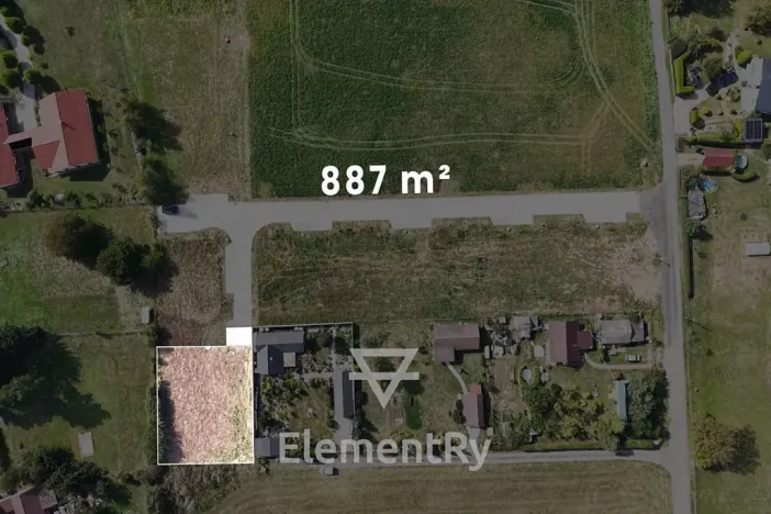 Prodej pozemku pro bydlení, Mokrovousy, 887 m2