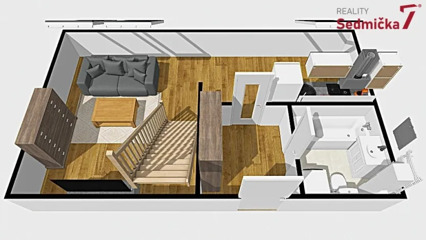 Prodej bytu 3+kk, Brno, Tkalcovská, 58 m2