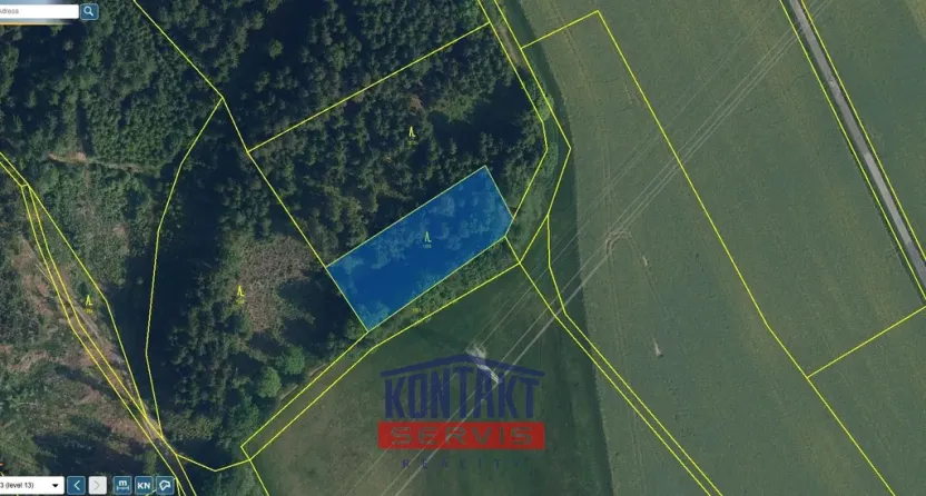 Prodej lesa, Sychrov - Radostín, 30767 m2