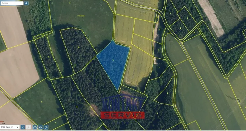 Prodej lesa, Sychrov - Radostín, 30767 m2