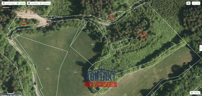 Prodej lesa, Lužná, 13657 m2