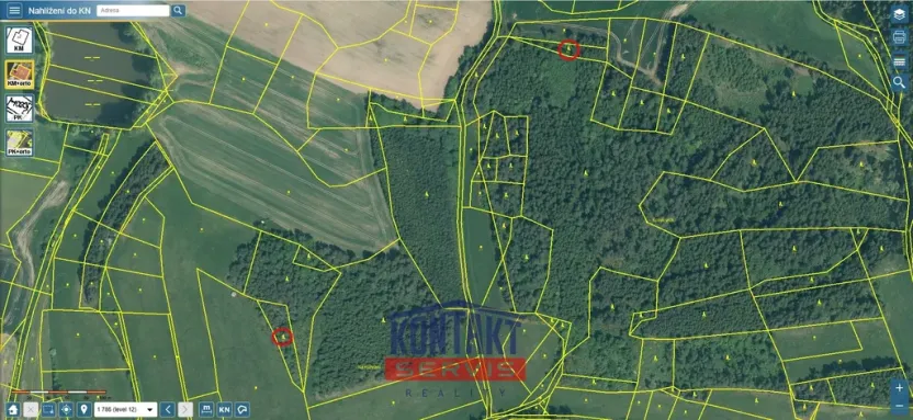 Prodej lesa, Čepřovice, 2819 m2