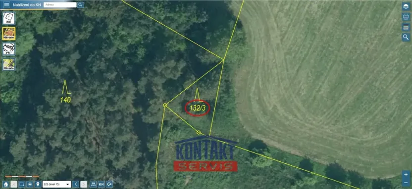 Prodej lesa, Čepřovice, 2819 m2