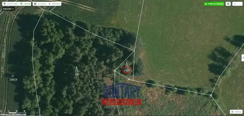 Prodej lesa, Čepřovice, 2819 m2