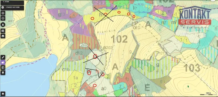 Prodej lesa, Studená - Horní Pole, 20620 m2