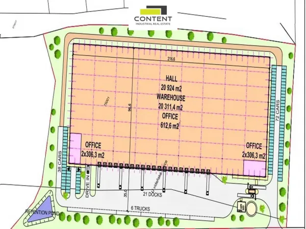 Pronájem výrobních prostor, Jindřichův Hradec - Jindřichův Hradec III, Jiráskovo předměstí, 20311 m2