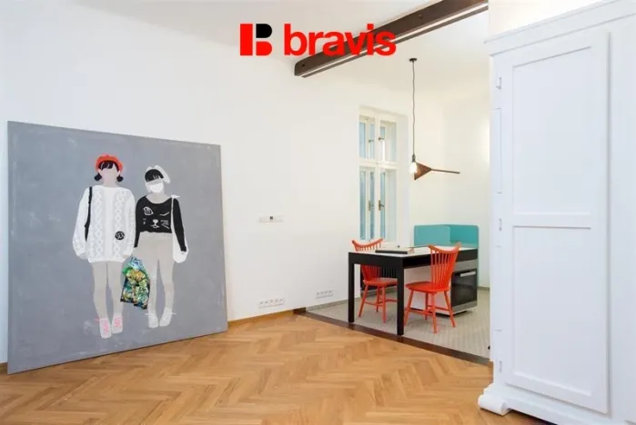 Pronájem bytu 1+kk, Brno - Stránice, Údolní, 32 m2