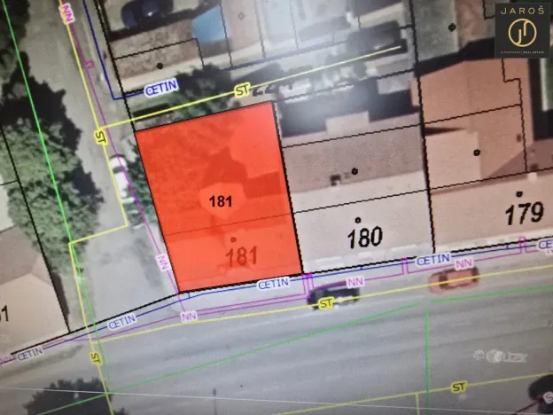 Prodej pozemku pro bydlení, Peruc, Komenského, 208 m2