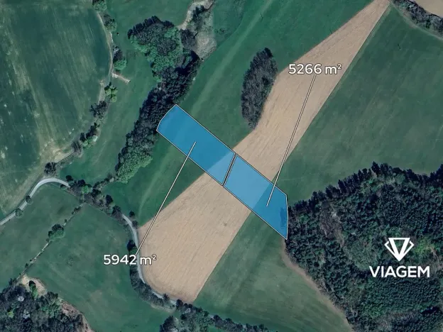 Prodej podílu pole, Borotín, 1868 m2