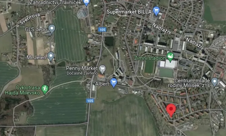 Pronájem bytu 1+1, Milevsko, P. Bezruče, 28 m2