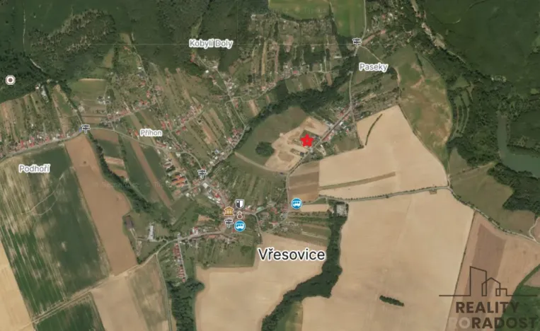Prodej pozemku pro bydlení, Vřesovice, 518 m2