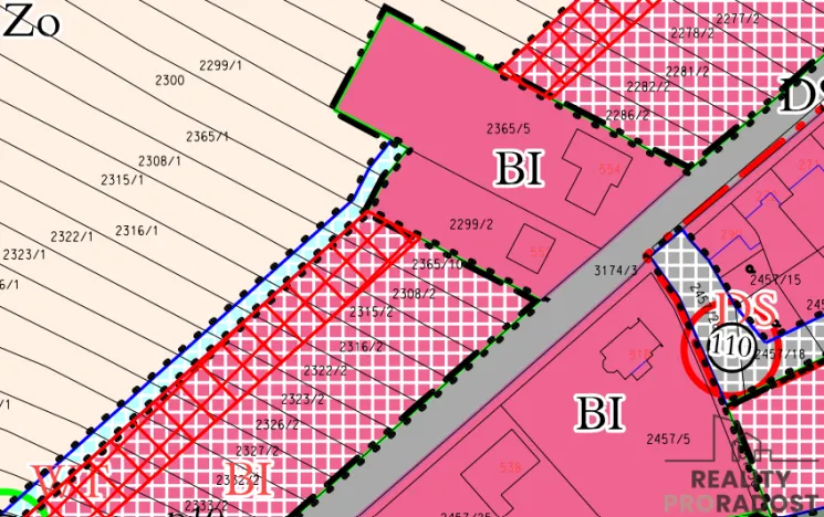 Prodej pozemku pro bydlení, Vřesovice, 518 m2