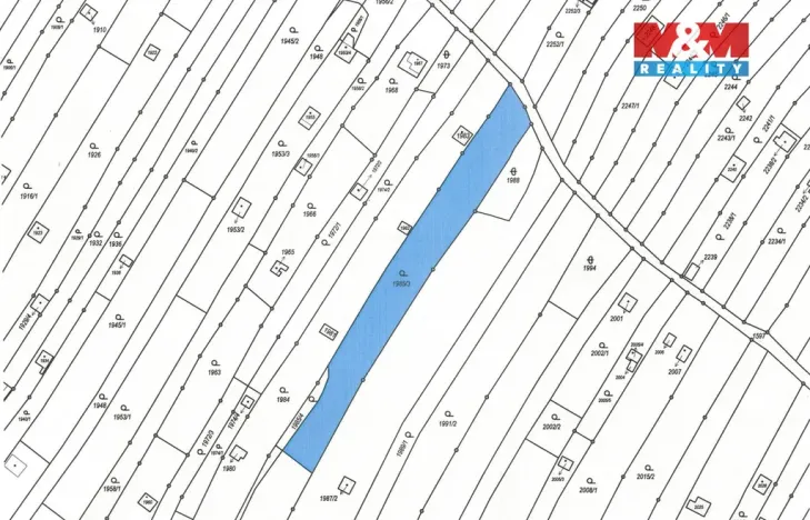 Prodej zahrady, Brno, Na Jurance, 1744 m2