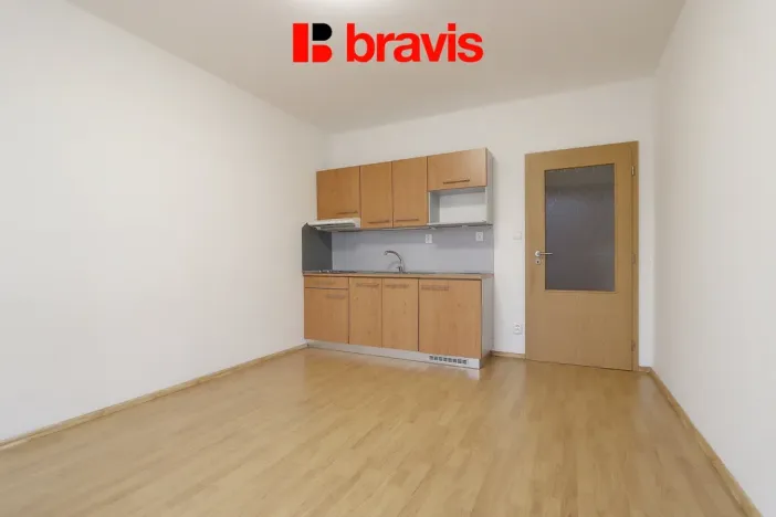 Pronájem bytu 1+kk, Brno - Královo Pole, Božetěchova, 23 m2