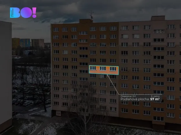 Prodej bytu 2+1, Ostrava, Františka Hajdy, 57 m2