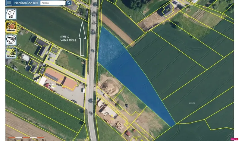 Prodej pozemku pro bydlení, Velká Bíteš, Masarykovo náměstí, 4468 m2