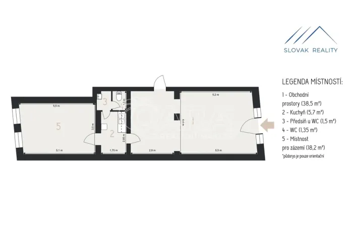 Pronájem obchodního prostoru, Nový Jičín, Dolní brána, 65 m2