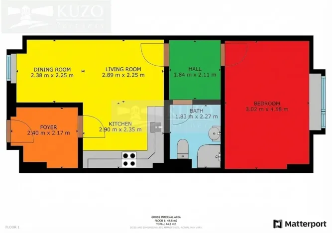 Pronájem bytu 2+kk, Příbram, Gen. R. Tesaříka, 44 m2