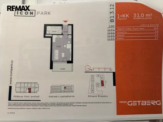 Prodej bytu 1+kk, Kladno - Dubí, Ke křížku, 31 m2