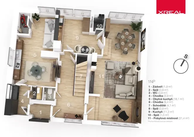 Prodej rodinného domu, Kamenice, Lomená, 157 m2