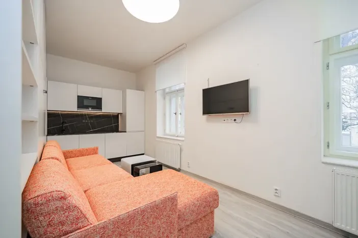 Prodej bytu 1+kk, Praha - Vršovice, Košická, 28 m2