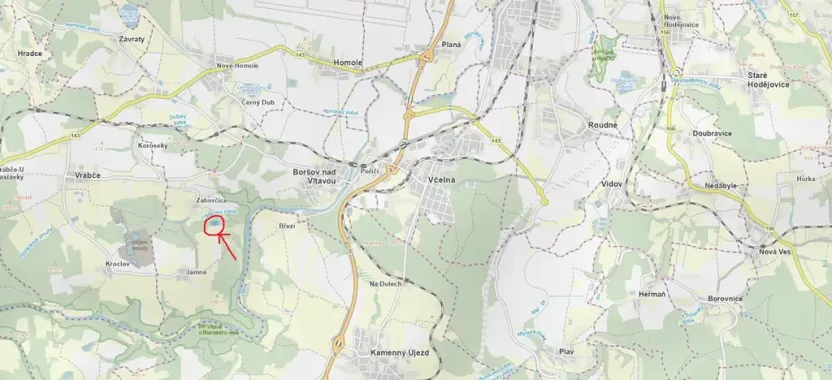 Prodej pozemku, Boršov nad Vltavou, 7673 m2