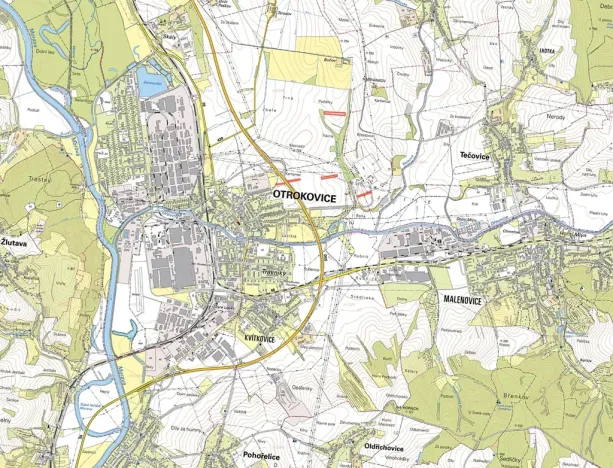 Prodej pole, Otrokovice, 16715 m2