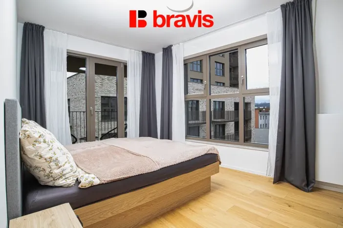 Pronájem bytu 2+kk, Brno - Zábrdovice, Bratislavská, 59 m2