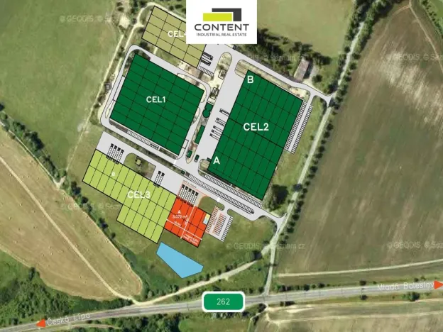 Pronájem skladu, Česká Lípa - Dobranov, 2800 m2