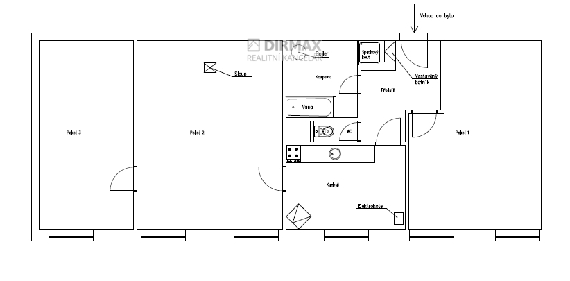 Prodej bytu 3+1, Příchovice, 107 m2