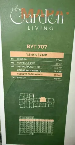 Prodej bytu 1+kk, Praha - Černý Most, Marešova, 31 m2