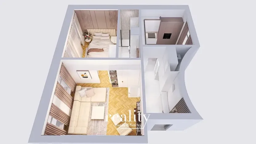 Prodej bytu 2+1, Znojmo, Sokolská, 54 m2