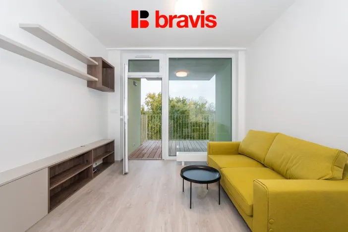 Pronájem bytu 2+kk, Brno - Trnitá, Placzkova, 48 m2