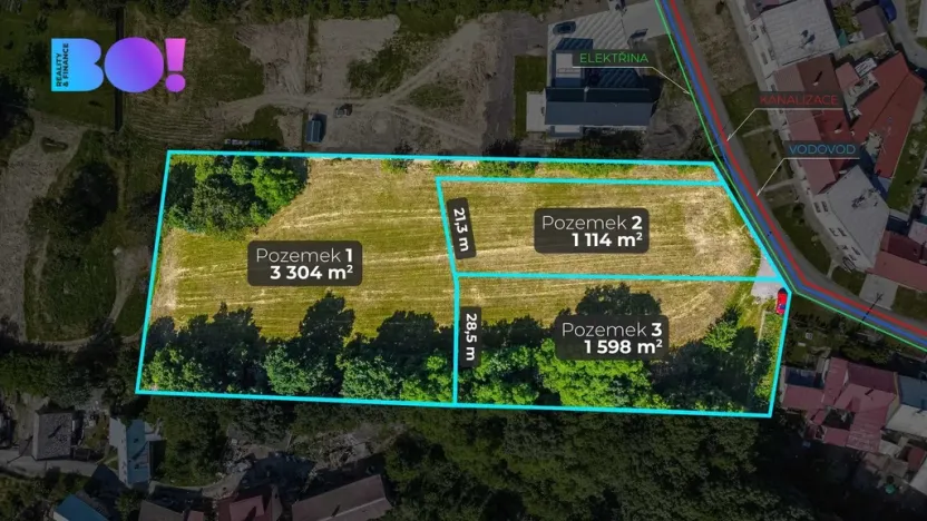 Prodej pozemku pro bydlení, Stará Ves, 1114 m2