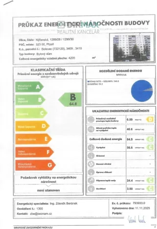 Prodej bytu 3+1, Plzeň - Bolevec, Nýřanská, 70 m2