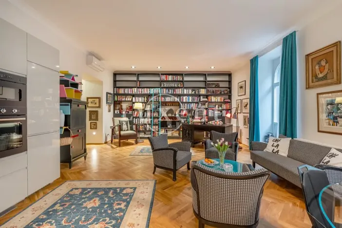 Pronájem bytu 3+kk, Praha - Bubeneč, Šmeralova, 111 m2