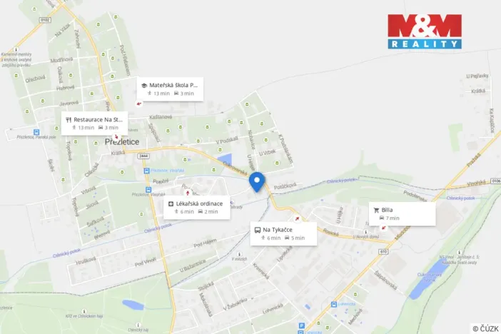 Pronájem bytu 3+kk, Přezletice, Pod Zahrady, 65 m2