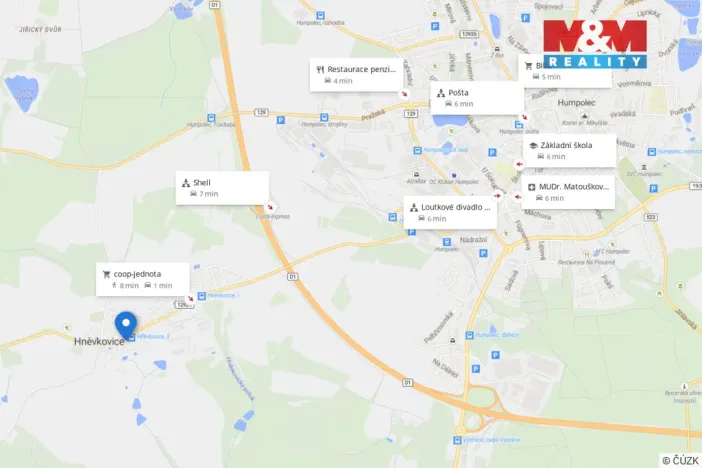 Prodej rodinného domu, Humpolec - Hněvkovice, 65 m2