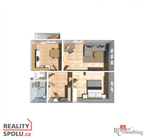 Prodej bytu 2+1, Ostrava - Zábřeh, Tylova, 60 m2