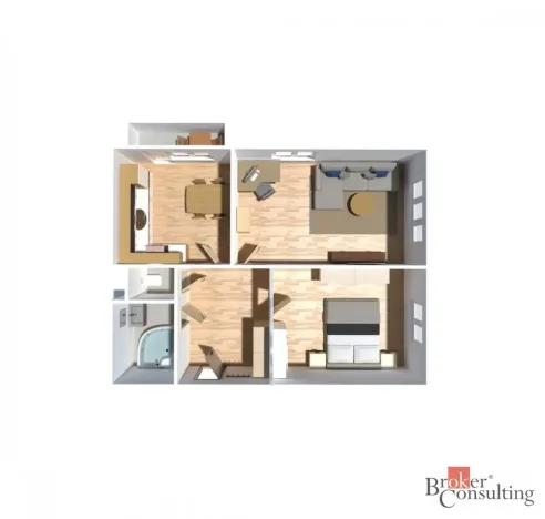 Prodej bytu 2+1, Ostrava - Zábřeh, Tylova, 60 m2