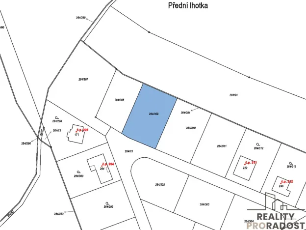 Prodej pozemku pro bydlení, Bavoryně, 1103 m2